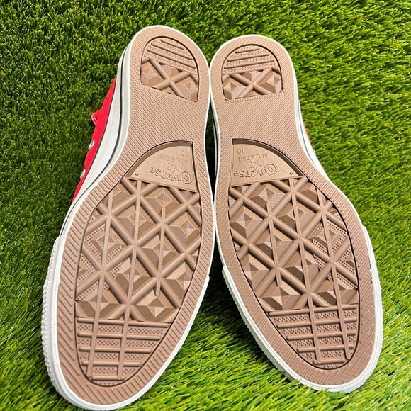 Converse Chuck Taylor All Star Hi Mens Size 10 Red White Athletic Shoes Sneakers - Picture 7 of 10